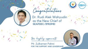 New Chief of SEAFDEC/IFRDMD – SEAFDEC/IFRDMD